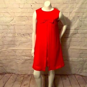 TED BAKER sweet red “Jackie O” style dress  size 0